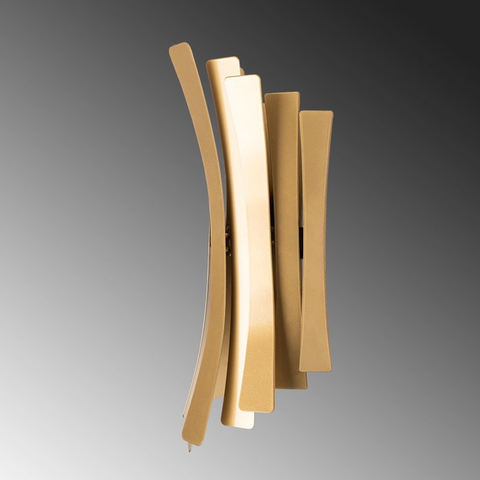 Opviq Lámpara de Pared de Cuerpo Metálico Dorado Opviq Lámpara de Pared de Cuerpo Metálico Dorado